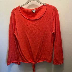 Bell sleeved, cropped sweater.